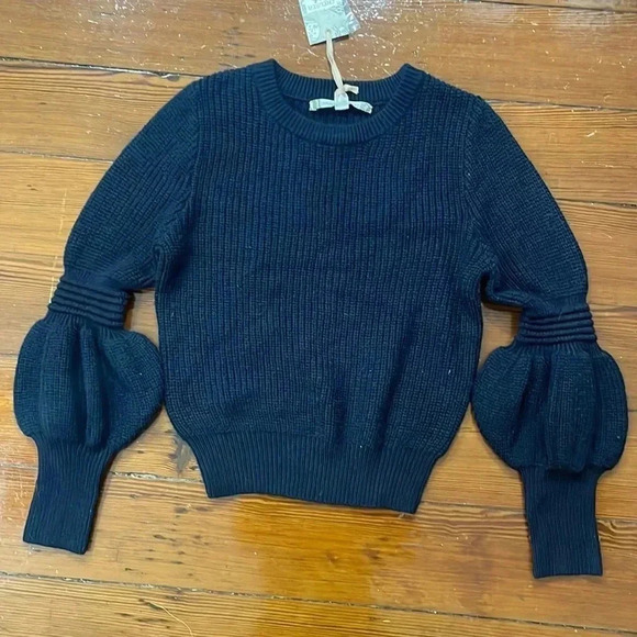 Chelsea & Violet Sweaters - Chelsea & Violet Navy Blue Knit Sweater